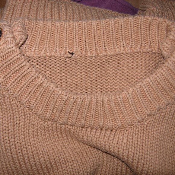 English Factory Striped Pullover Puffy Sleeve Sweater - Picture 7 of 9